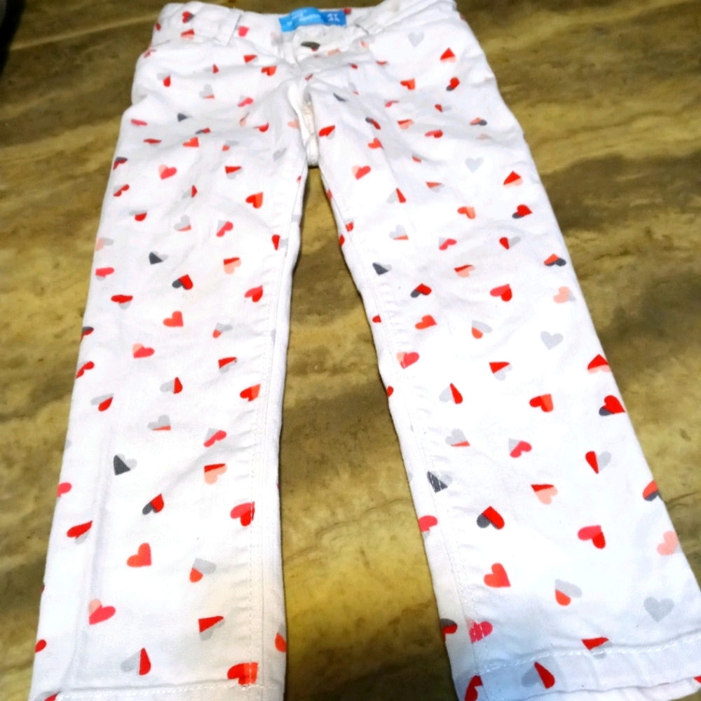 Cute heart jeans